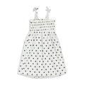 Black Spot Smocked Trapeze Midi Dress-BLACK-2-3 YRS (1)