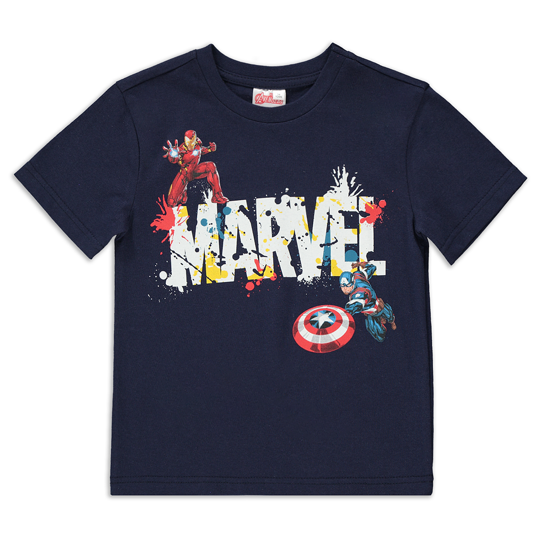 Avengers t-shirt navy-NAVY-2-3 YRS