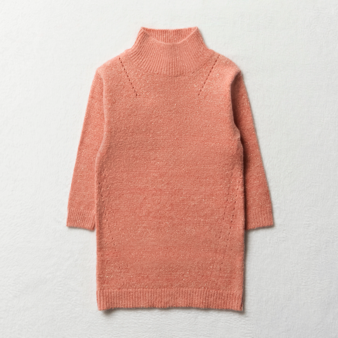 Knitwear Dress Rose Pink-MID PINK-2-3 YRS