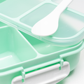 MULTI COMPARTMENT CLIP LUNCHBOX WT SPOON 1800ML MI-MINT-ONE SIZE (1)