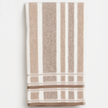 Stripe hand towel beige-BEIGE-50X90 CM