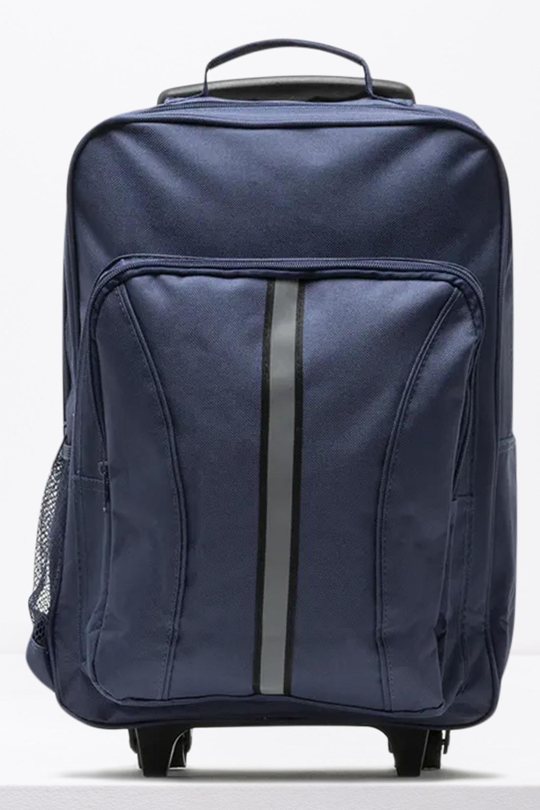 SCHOOL TROLLEY BAG NAVY-NAVY-ONE SIZE