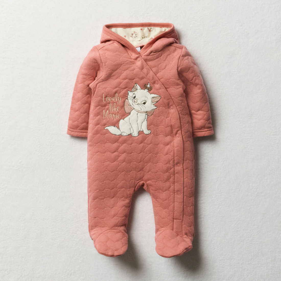 Airlayer babygrow marie branded apricot-MID PINK-0-3 MTHS