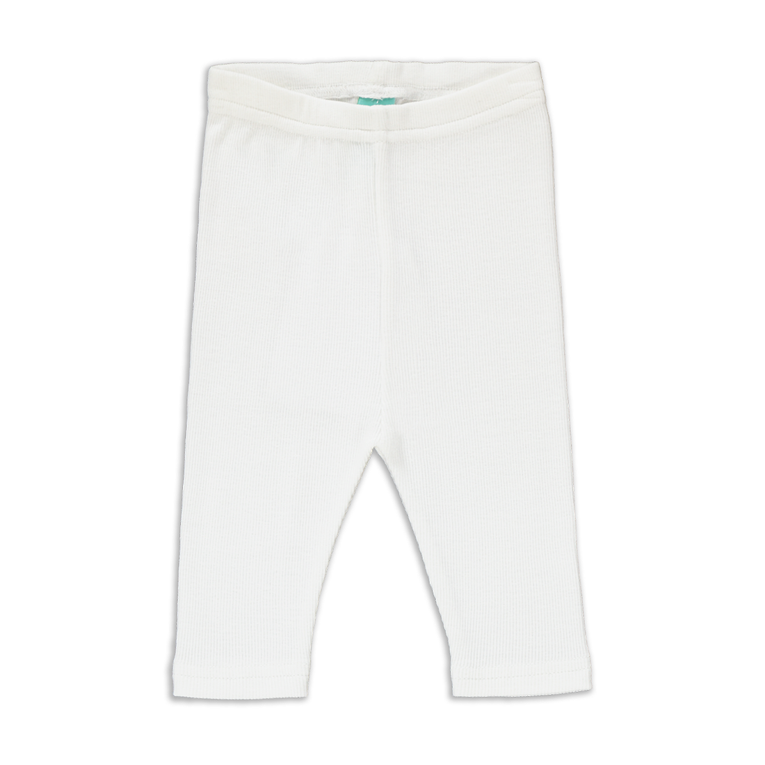 SINGLE FOOTLESS RIB LEGGING WHITE TEST-WHITE-0-3 MTHS