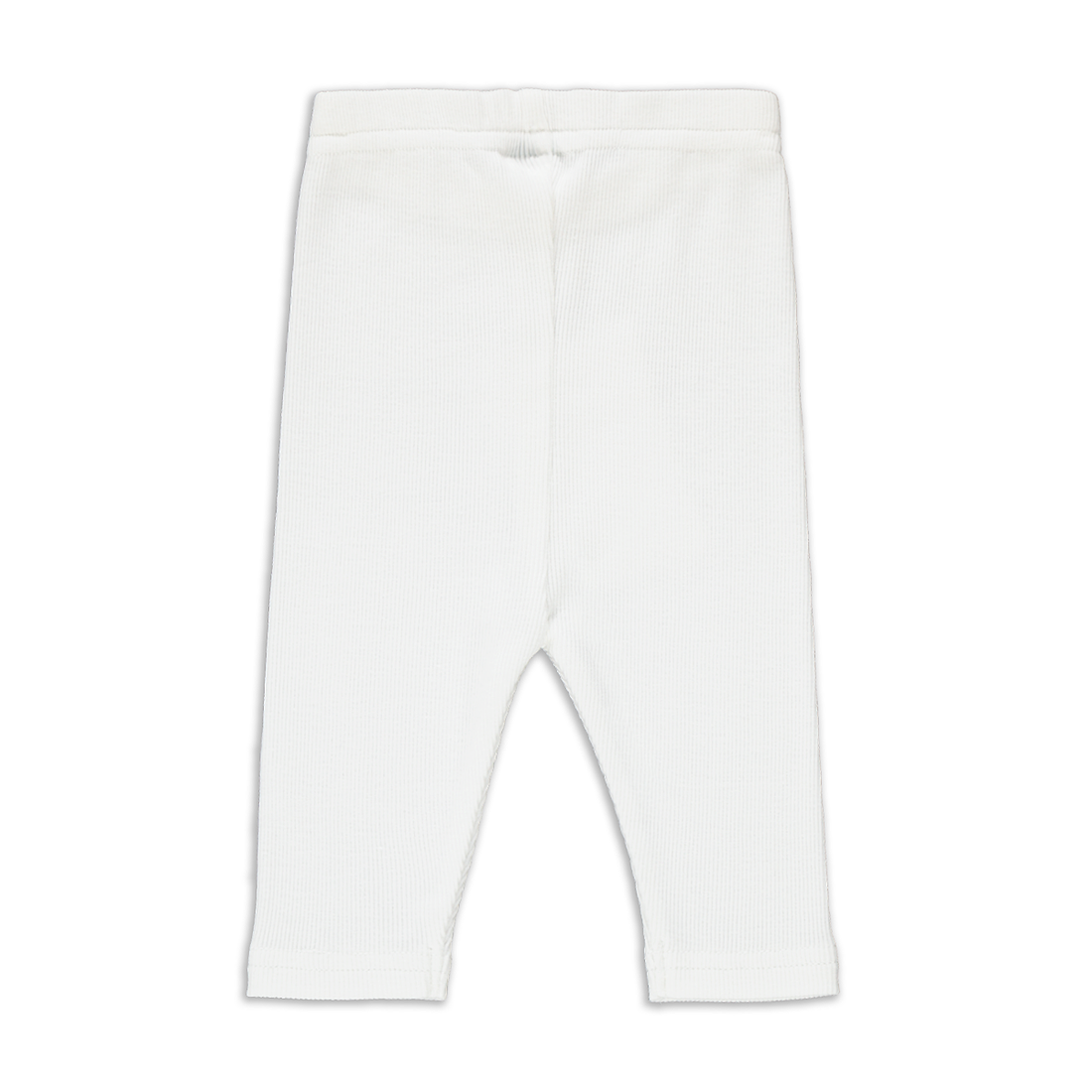 SINGLE FOOTLESS RIB LEGGING WHITE TEST-WHITE-0-3 MTHS