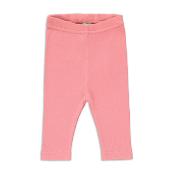 SINGLE FOOTLESS RIB LEGGING BRANDIED APRICOT TEST-DUSTY PINK-0-3 MTHS