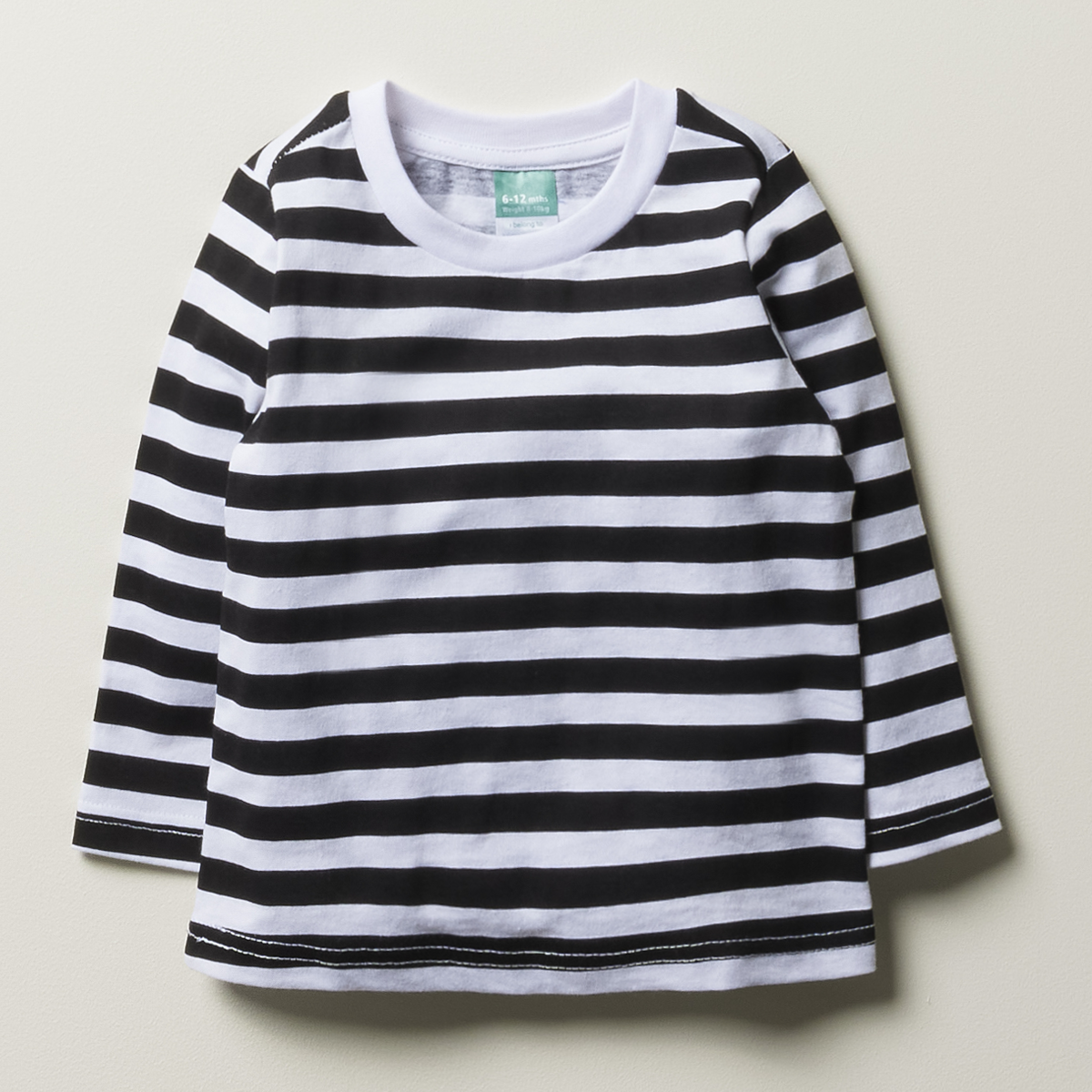 long sleeve stripe crewneck tee white-WHITE-12-18 MTHS