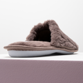 Embossed fur closed toe slipper mocha-MOCHA-5-6 (3)