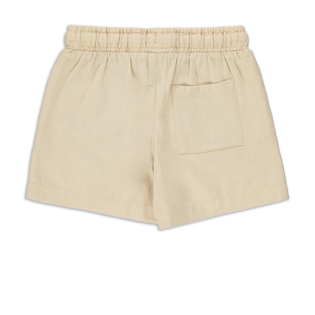 Stone Linen Shorts-STONE-7-8 YRS