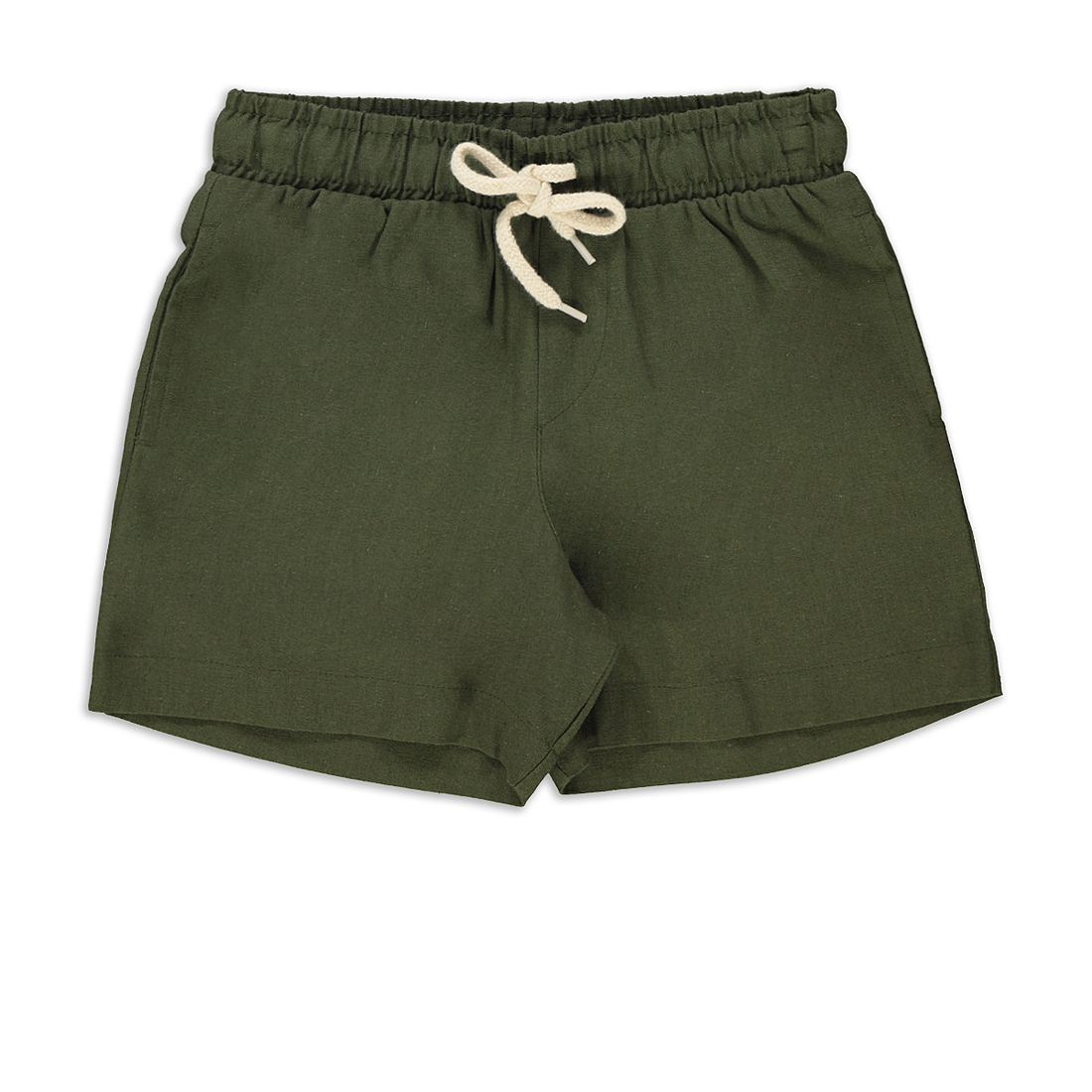 Fatigue Linen Shorts-FATIGUE-7-8 YRS