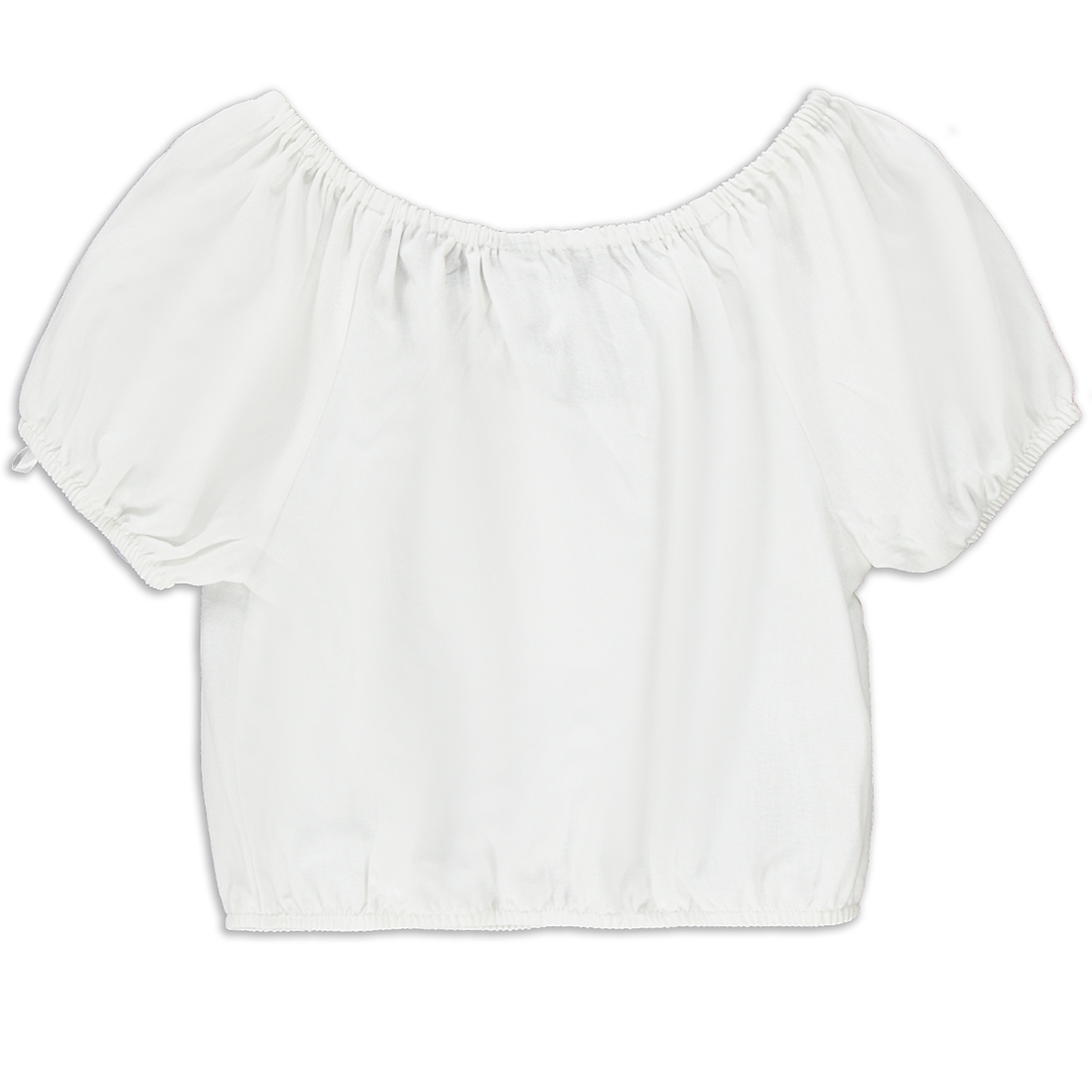 White Linen Top-WHITE-7-8 YRS