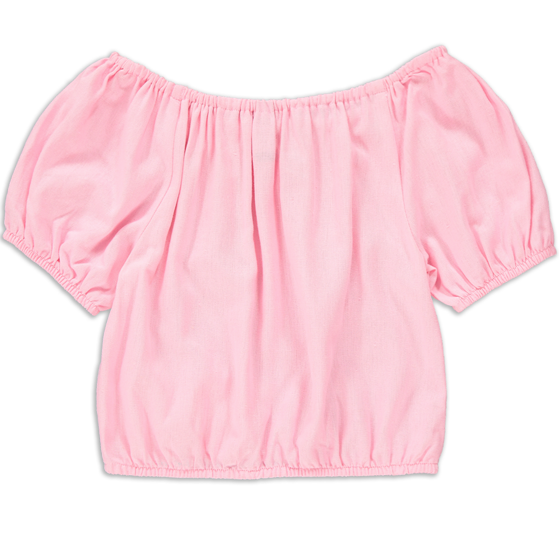 Pastel Pink Linen Top-LIGHT PINK-2-3 YRS