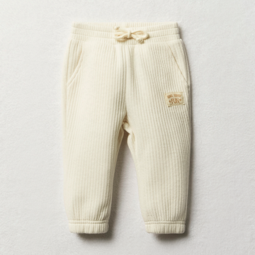 Bubbleknit styled trackpants egret-CREAM-3-6 MTHS