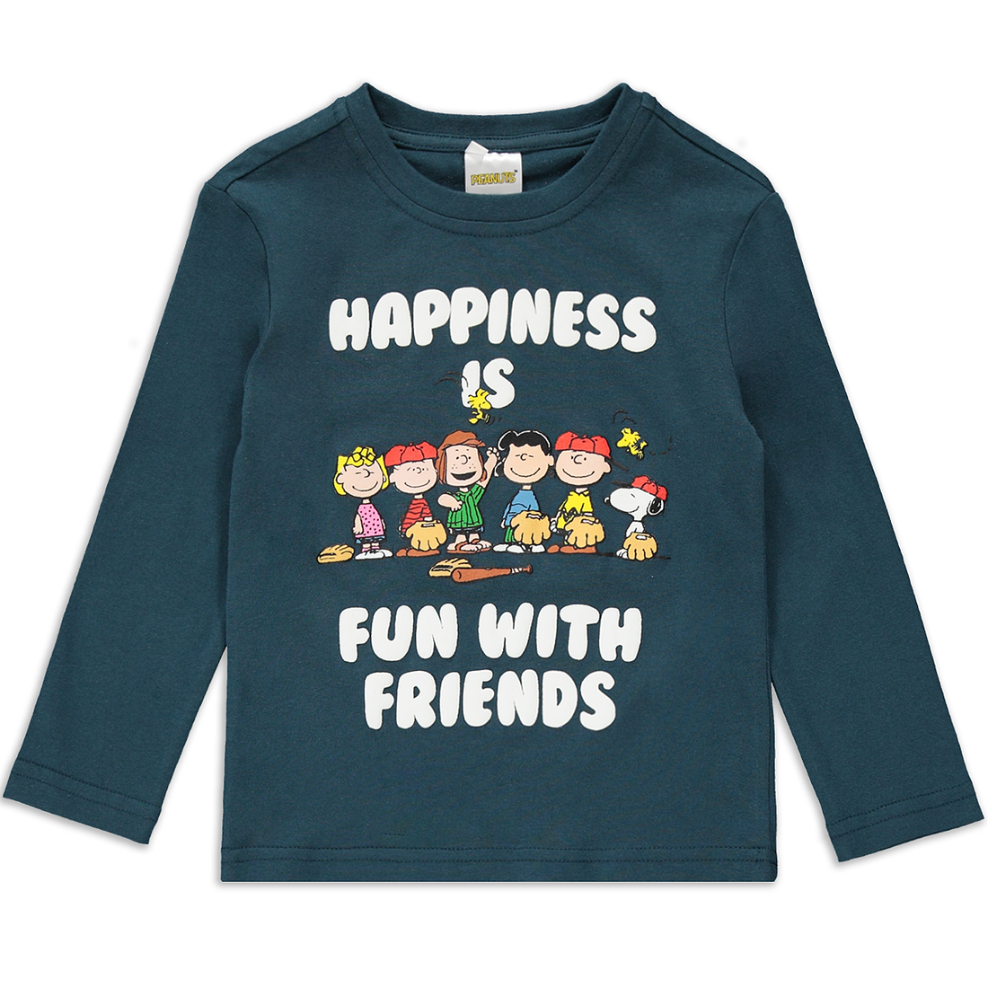 Snoopy long sleeve t-shirt mid blue-MID BLUE-2-3 YRS