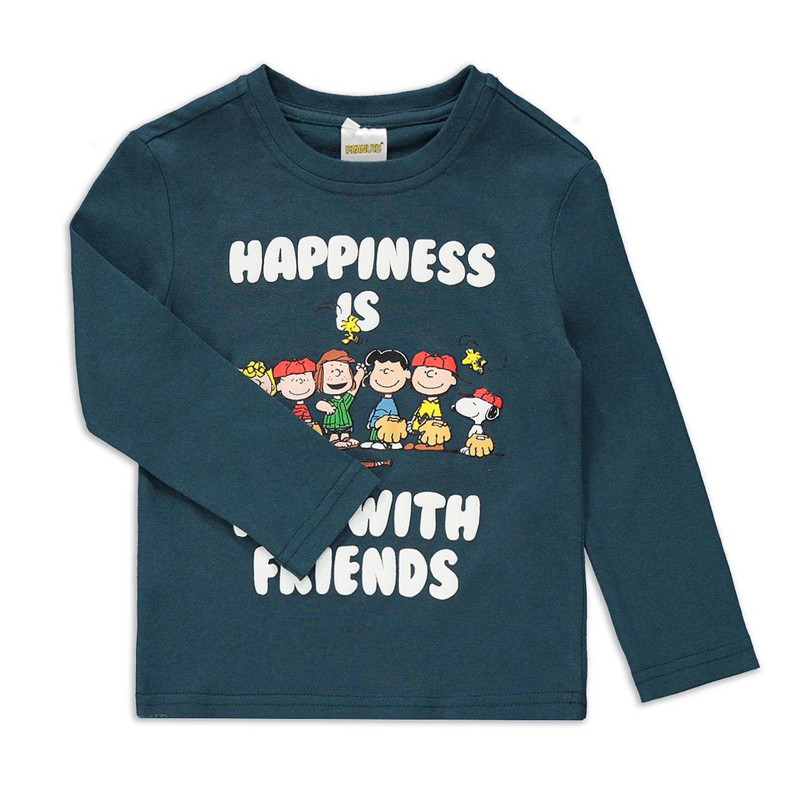 Snoopy long sleeve t-shirt mid blue-MID BLUE-2-3 YRS