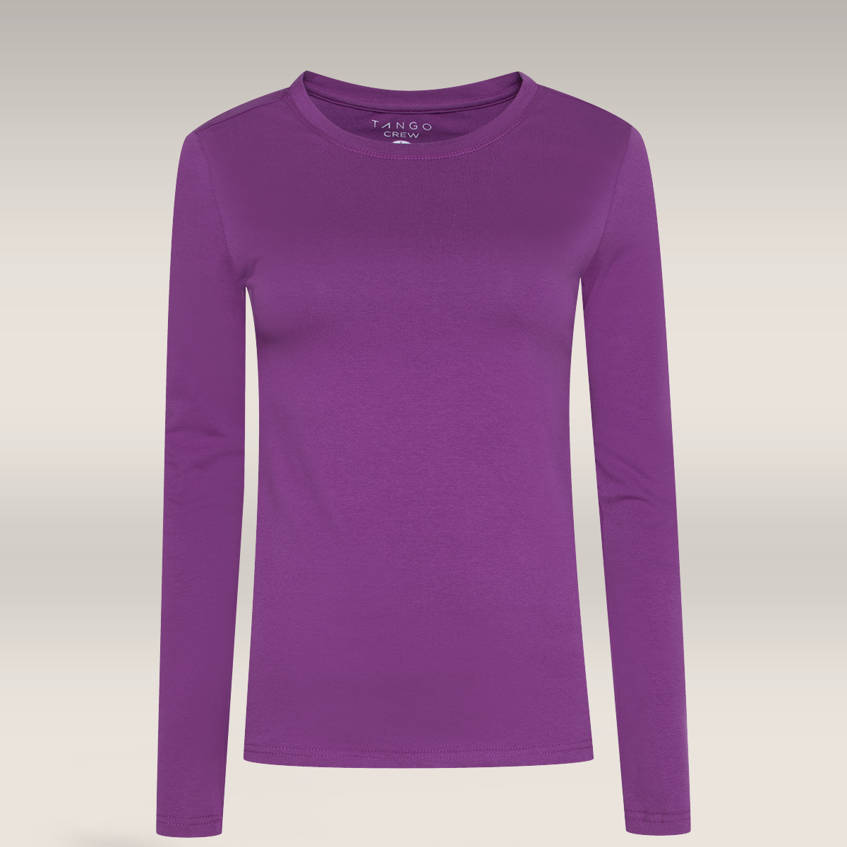 LSLV Crew Neck Plain T-shirt Plum-PLUM-M