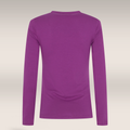 LSLV Crew Neck Plain T-shirt Plum-PLUM-M (1)