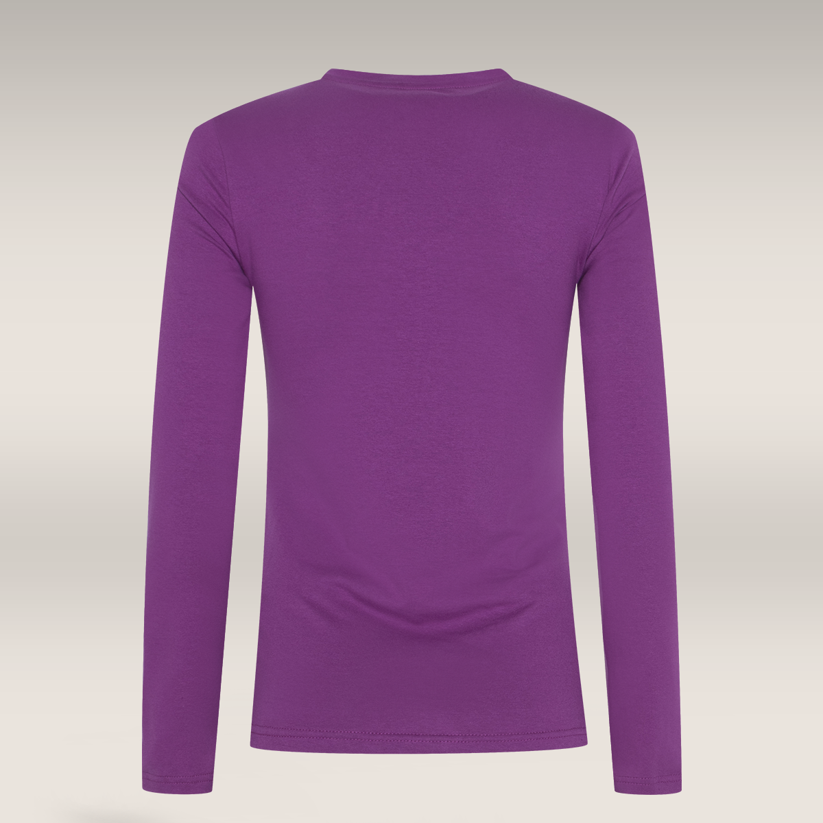 LSLV Crew Neck Plain T-shirt Plum-PLUM-M (1)