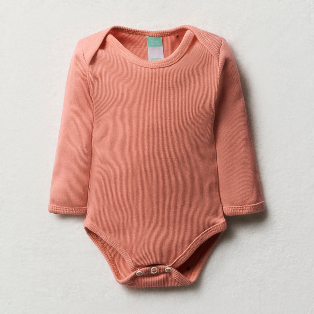 LS BODYVEST PLAIN BRANDIED APRICOT-DUSTY PINK-18-24 MTHS