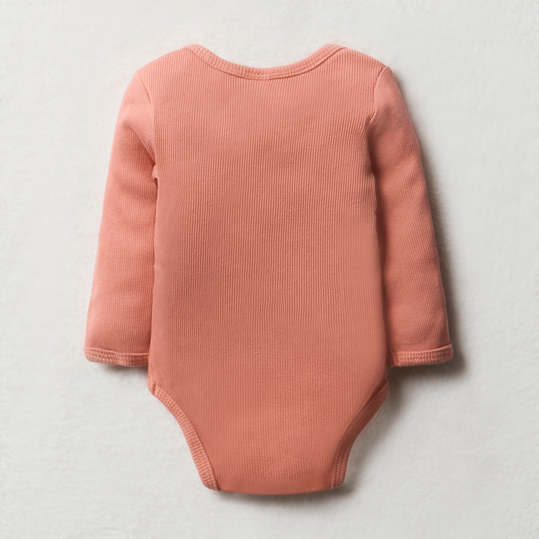 LS BODYVEST PLAIN BRANDIED APRICOT-DUSTY PINK-18-24 MTHS