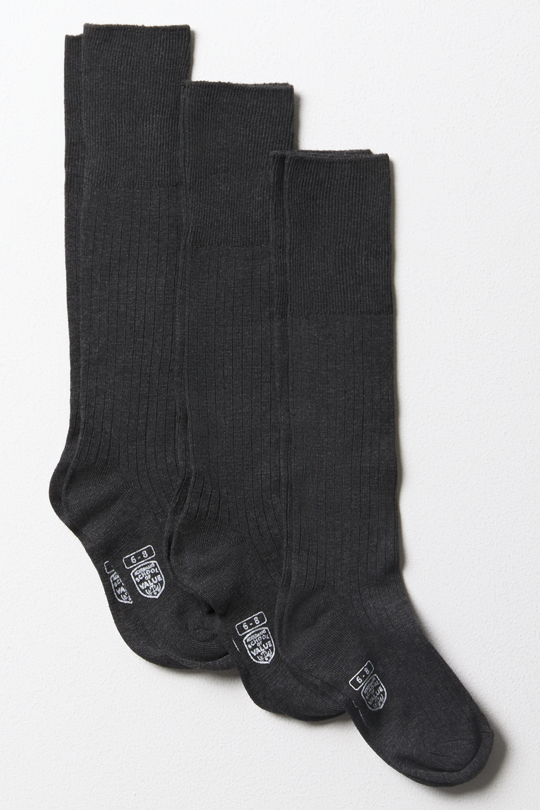 3 PACK LONG GREY SOCKS SOV-GREY-12-3.5