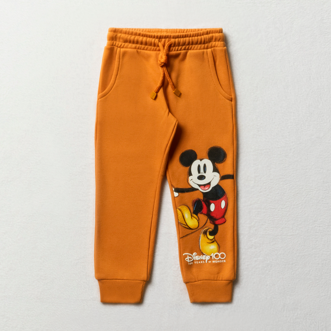 MI mickey trackpants ochre-OCHRE-3-4 YRS