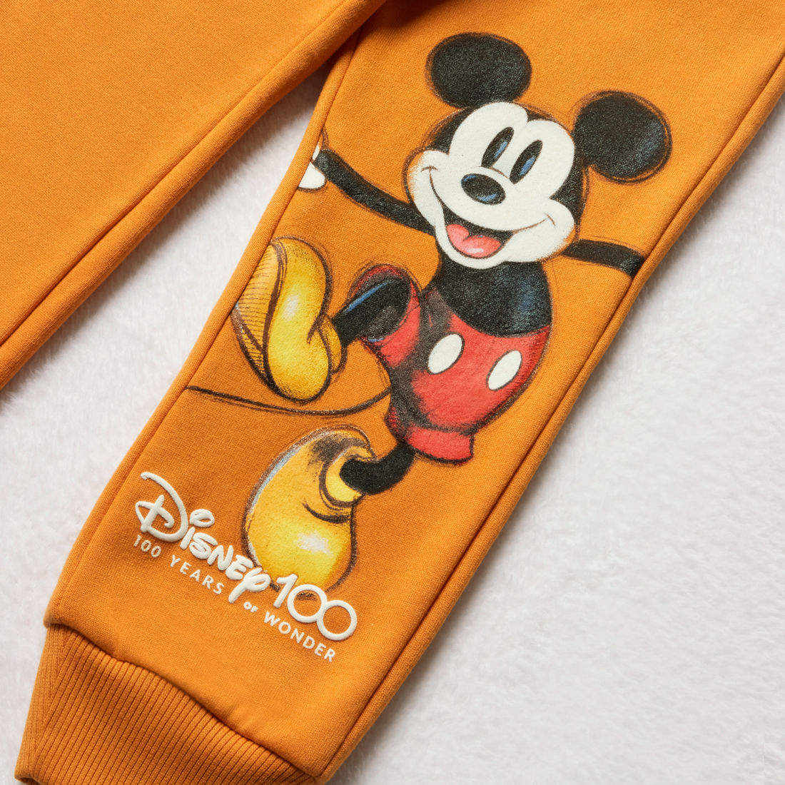 MI mickey trackpants ochre-OCHRE-3-4 YRS