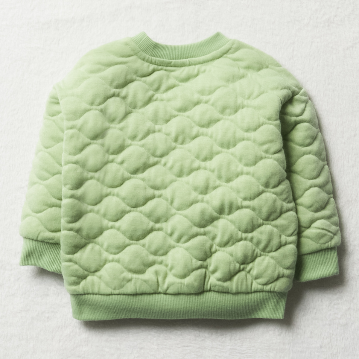 Cocomelon quilt single track top quiet green-LIGHT GREEN-3-6 MTHS (2)