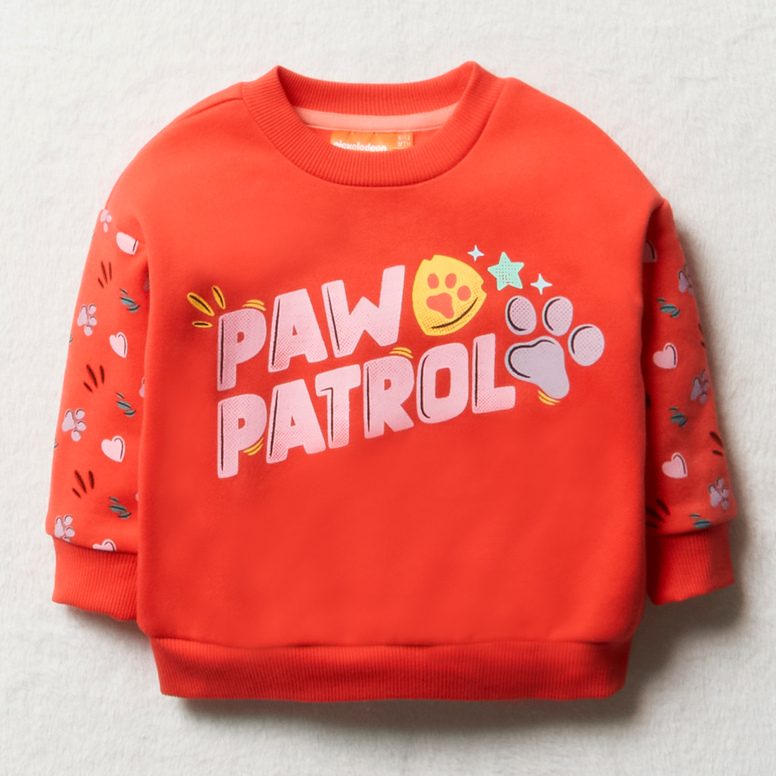 Paw patrol single track top poppy red-BRIGHT RED-3-6 MTHS