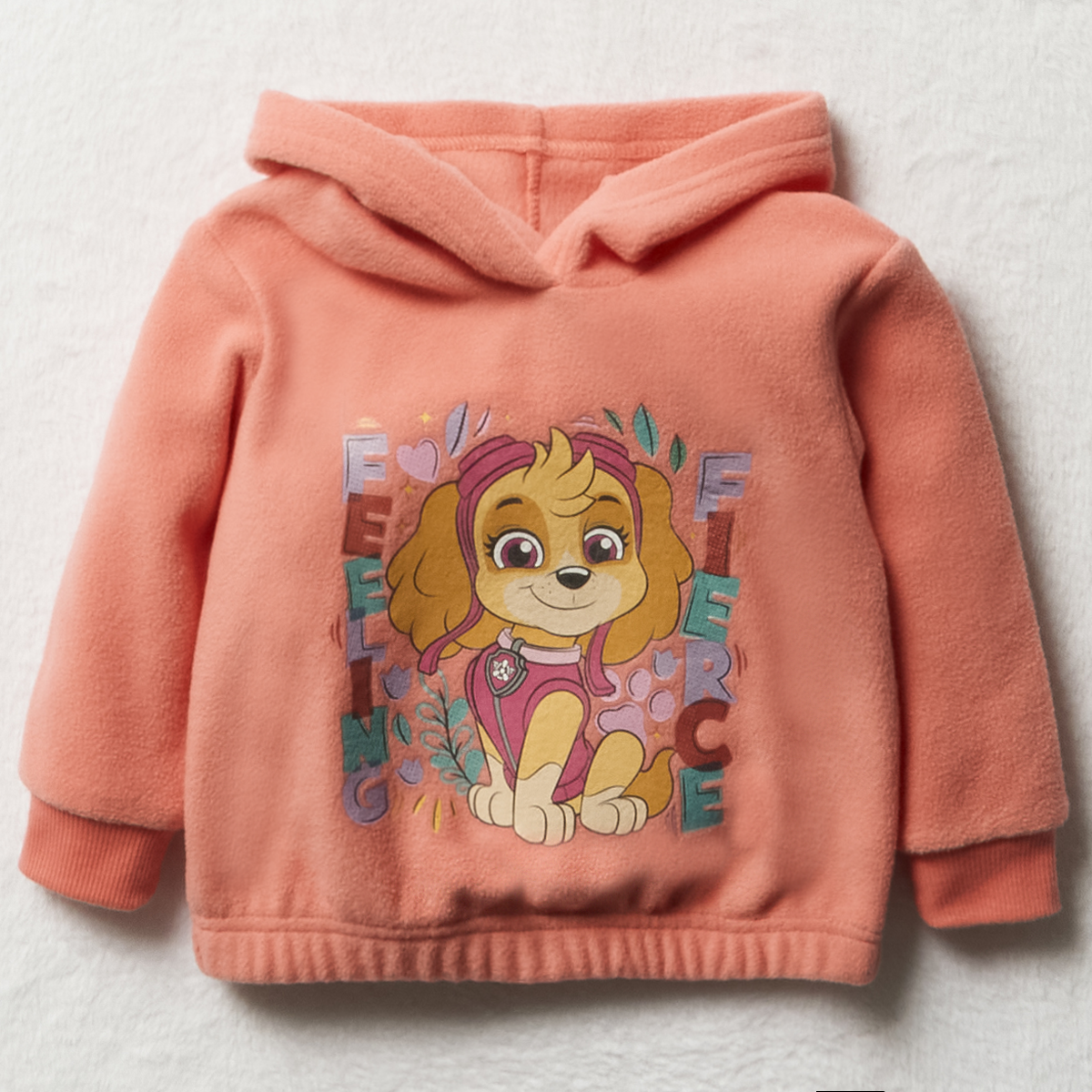 Paw patrol polarfleece single track top rose tea-ROSE-3-6 MTHS