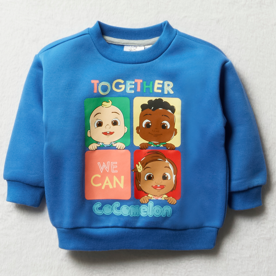 Cocomelon single track top blue-COBALT-3-6 MTHS