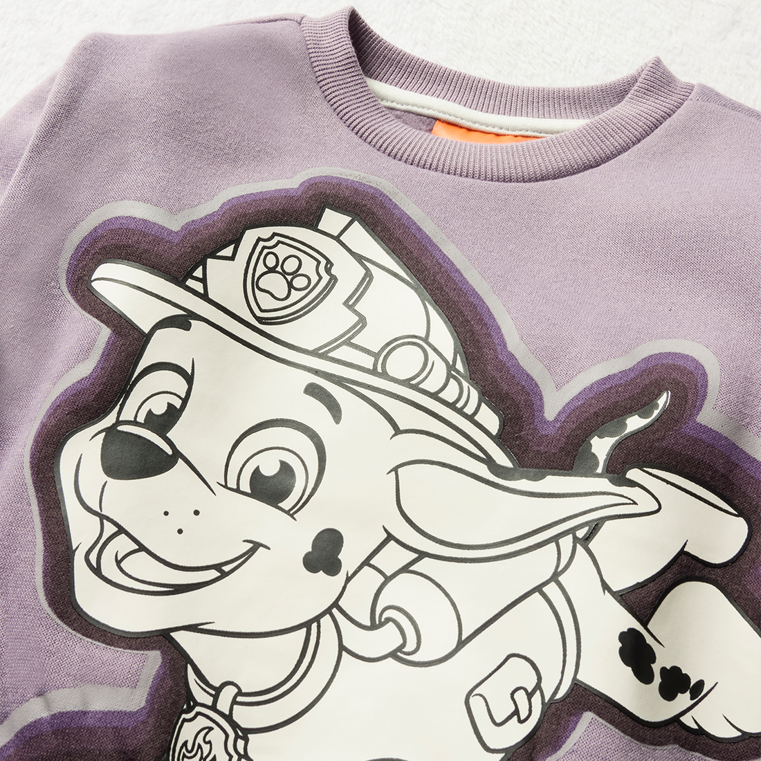 Paw patrol single track top dusty purple-MAUVE-3-6 MTHS