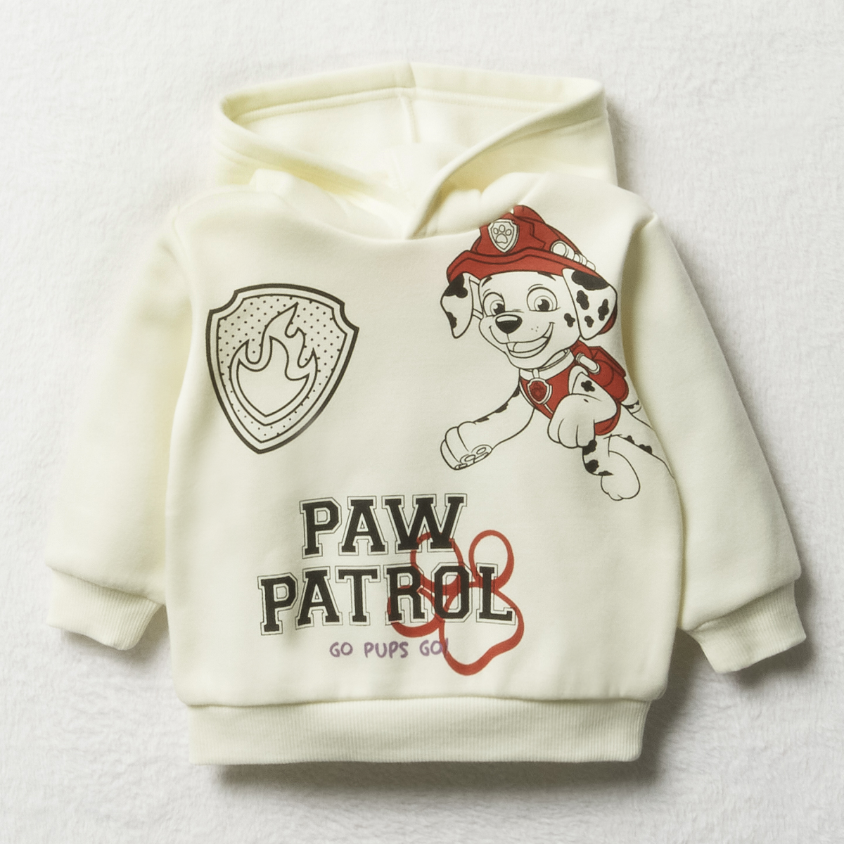 Paw patrol single track top milk-MILK-3-6 MTHS