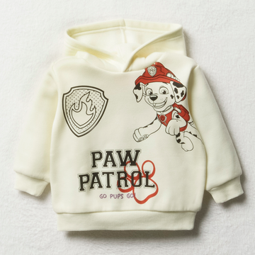 Paw patrol single track top milk-MILK-3-6 MTHS