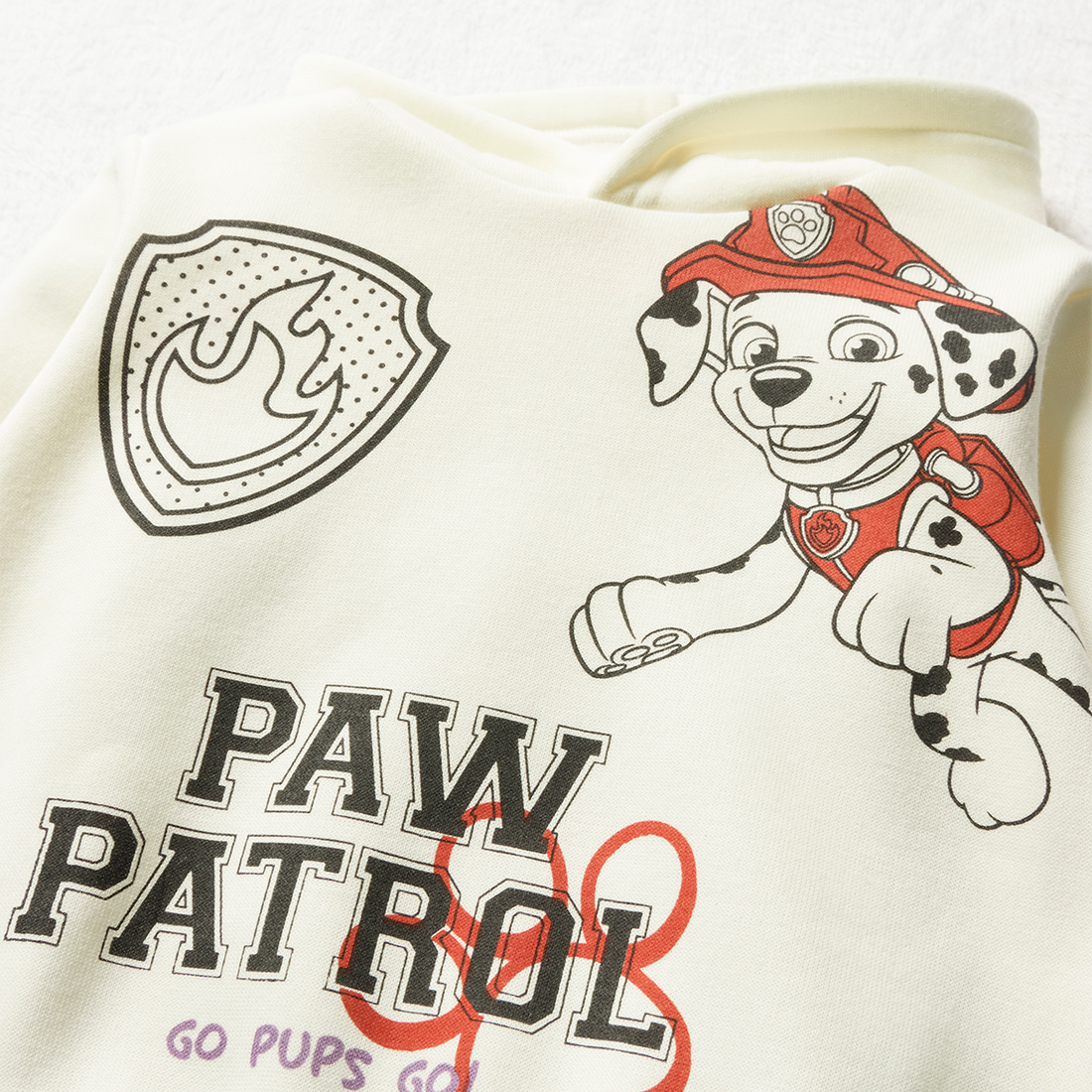 Paw patrol single track top milk-MILK-3-6 MTHS