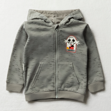 MI Mickey zip through tracktop mid grey-MID GREY-3-4 YRS