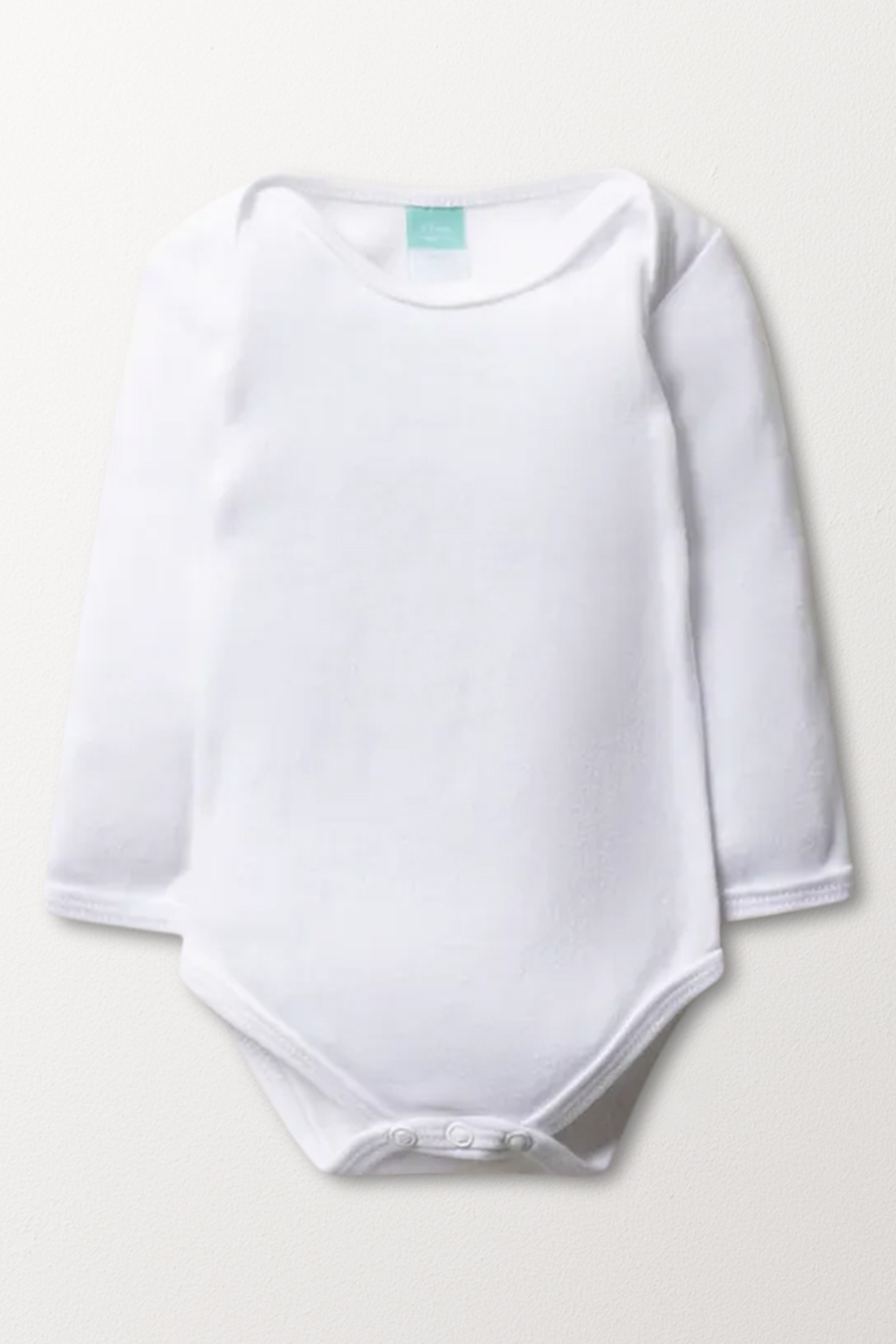 LS BODYVEST INTERLOCK PLAIN WHITE-WHITE-18-24 MTHS