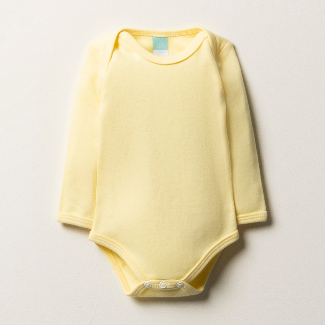 LS BODYVEST INTERLOCK PLAIN PALE BANANA-LEMON-18-24 MTHS