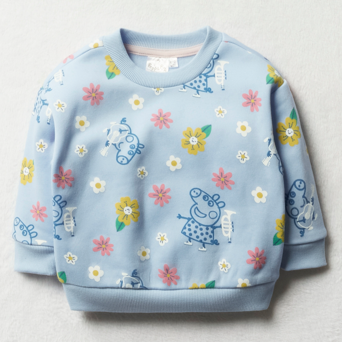 Peppa pig single track top mid blue-COBALT-3-6 MTHS