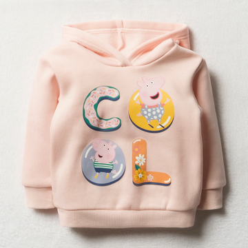 Peppa pig single track top strawberry cream-MID PINK-3-6 MTHS