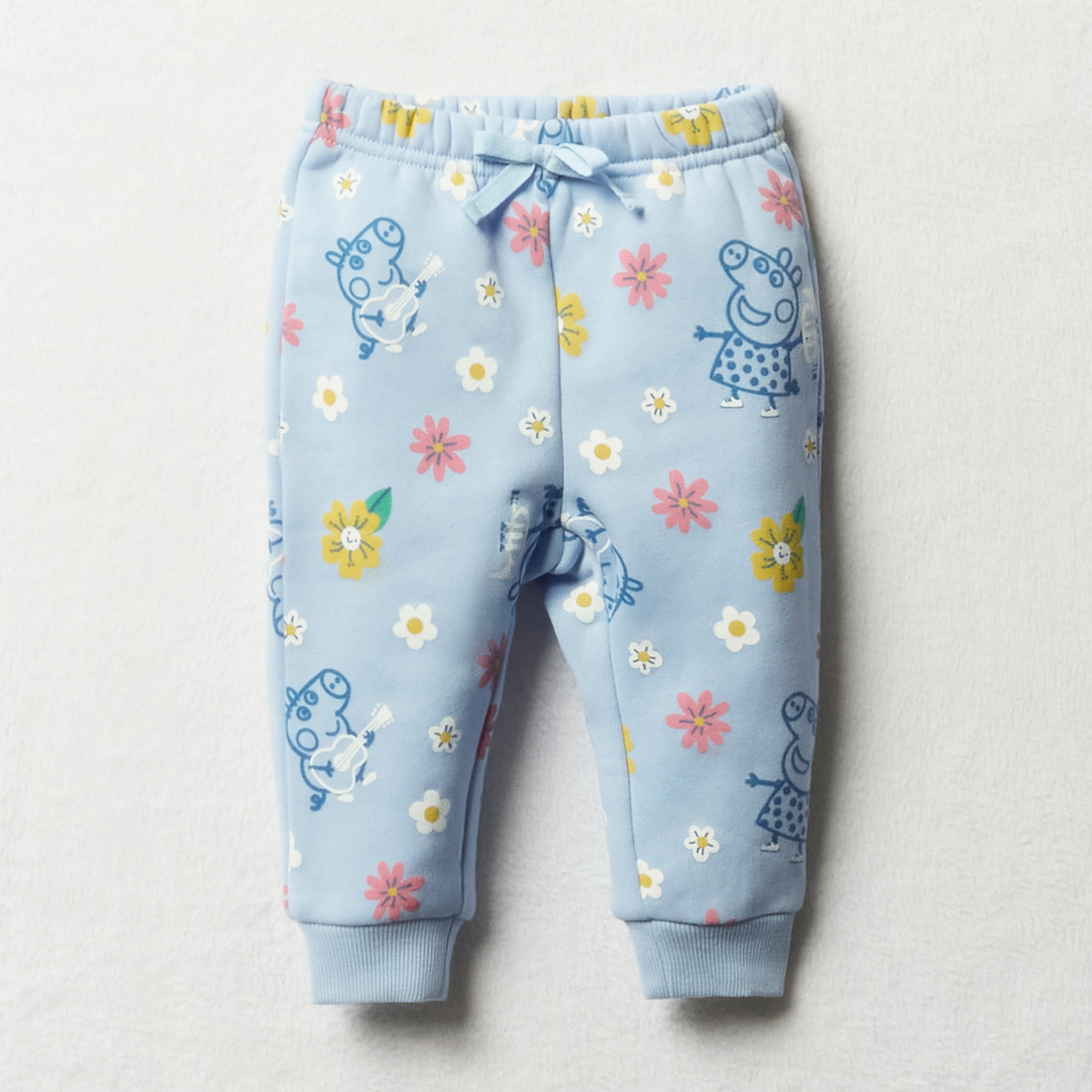 Peppa Pig single track pants mid blue-COBALT-3-6 MTHS