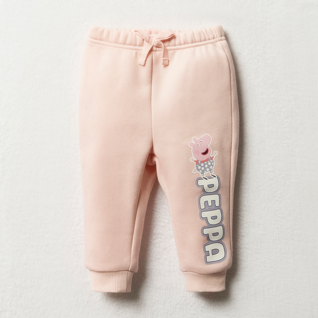 Peppa Pig single track pants strawberry cream-MID PINK-3-6 MTHS