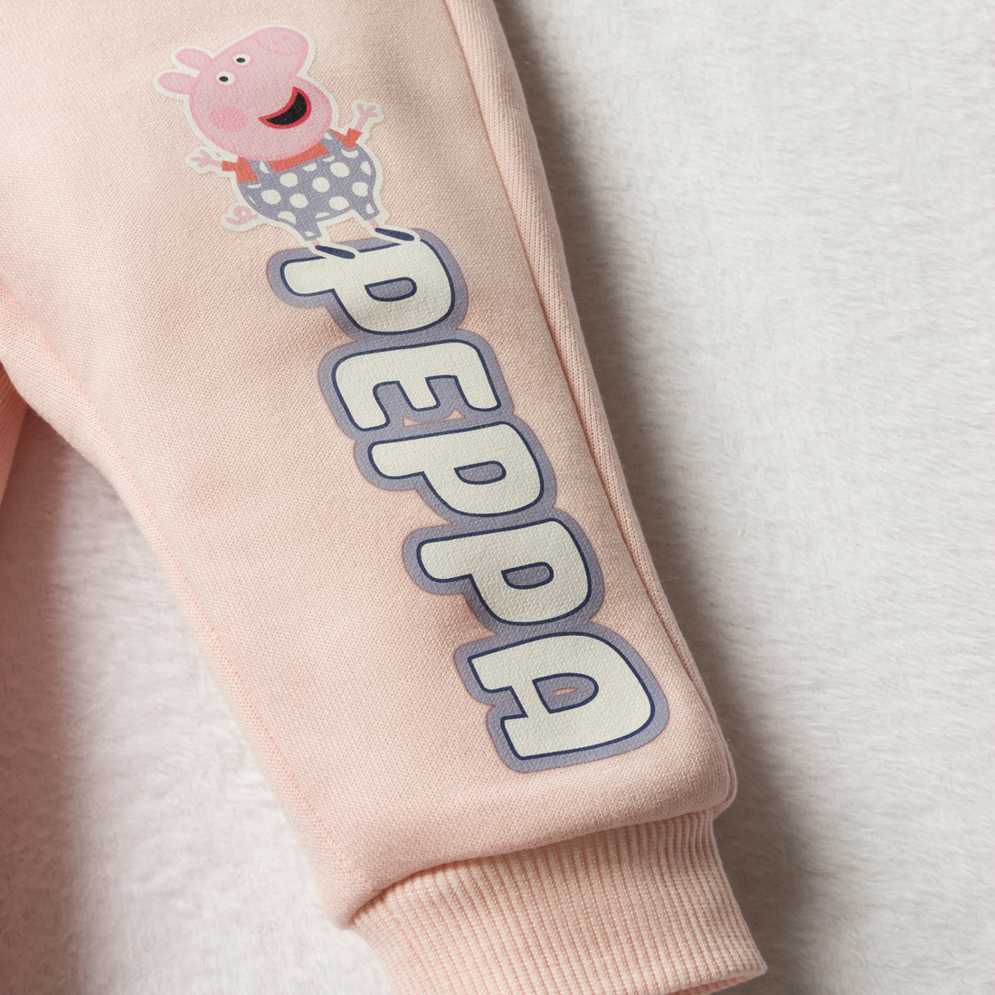 Peppa Pig single track pants strawberry cream-MID PINK-3-6 MTHS