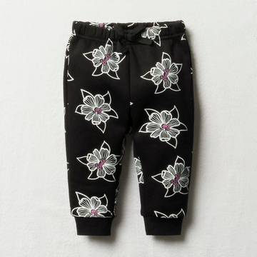 Baby Barbie single track pants black-BLACK-3-6 MTHS