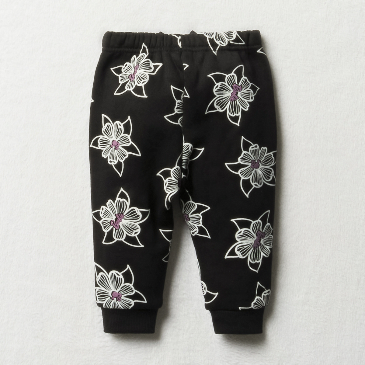 Baby Barbie single track pants black-BLACK-3-6 MTHS (2)