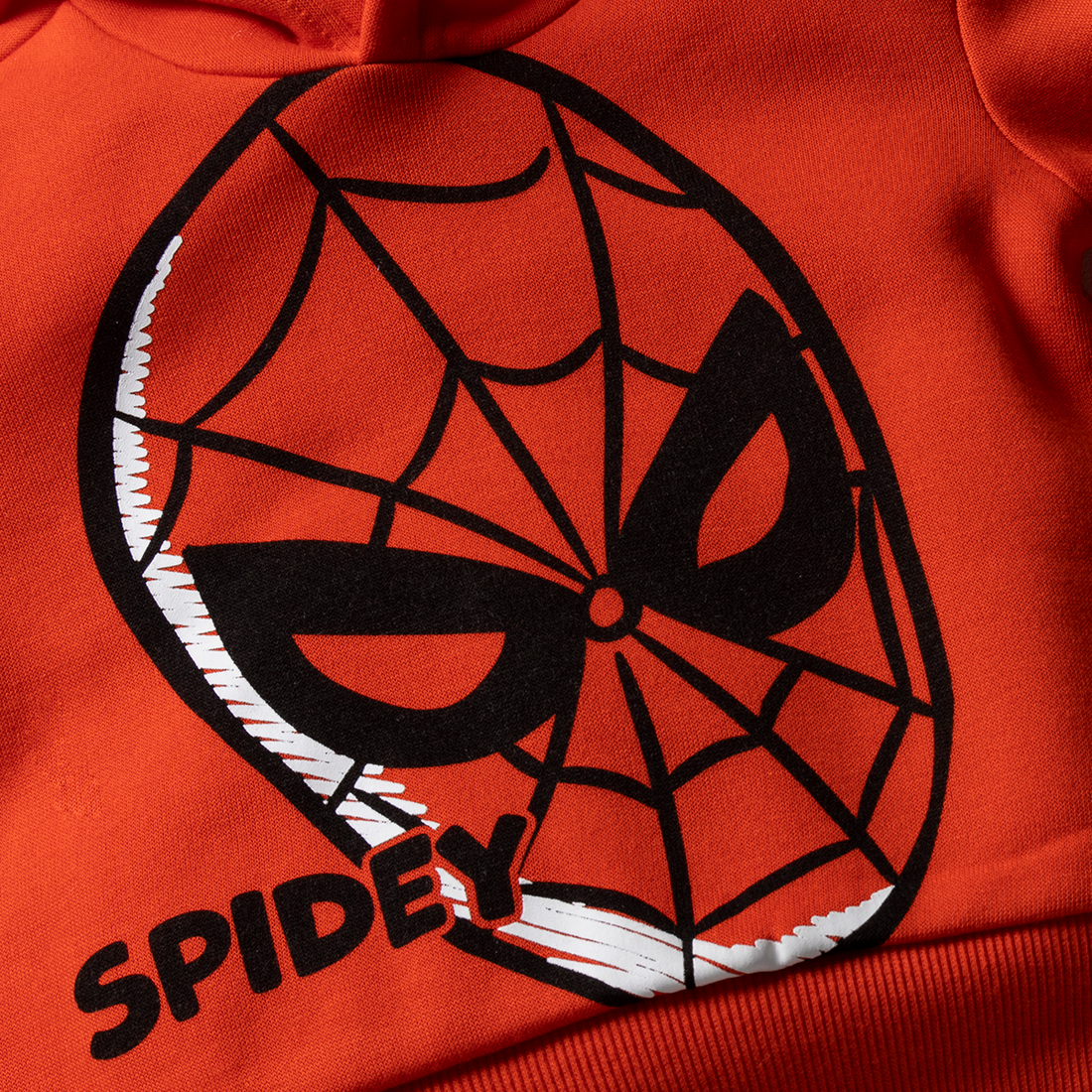 Spider-man single track top red-BRIGHT ORANGE-3-6 MTHS