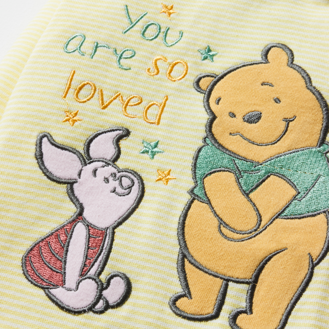 Winnie the pooh babygrow yellow-LEMON-0-3 MTHS