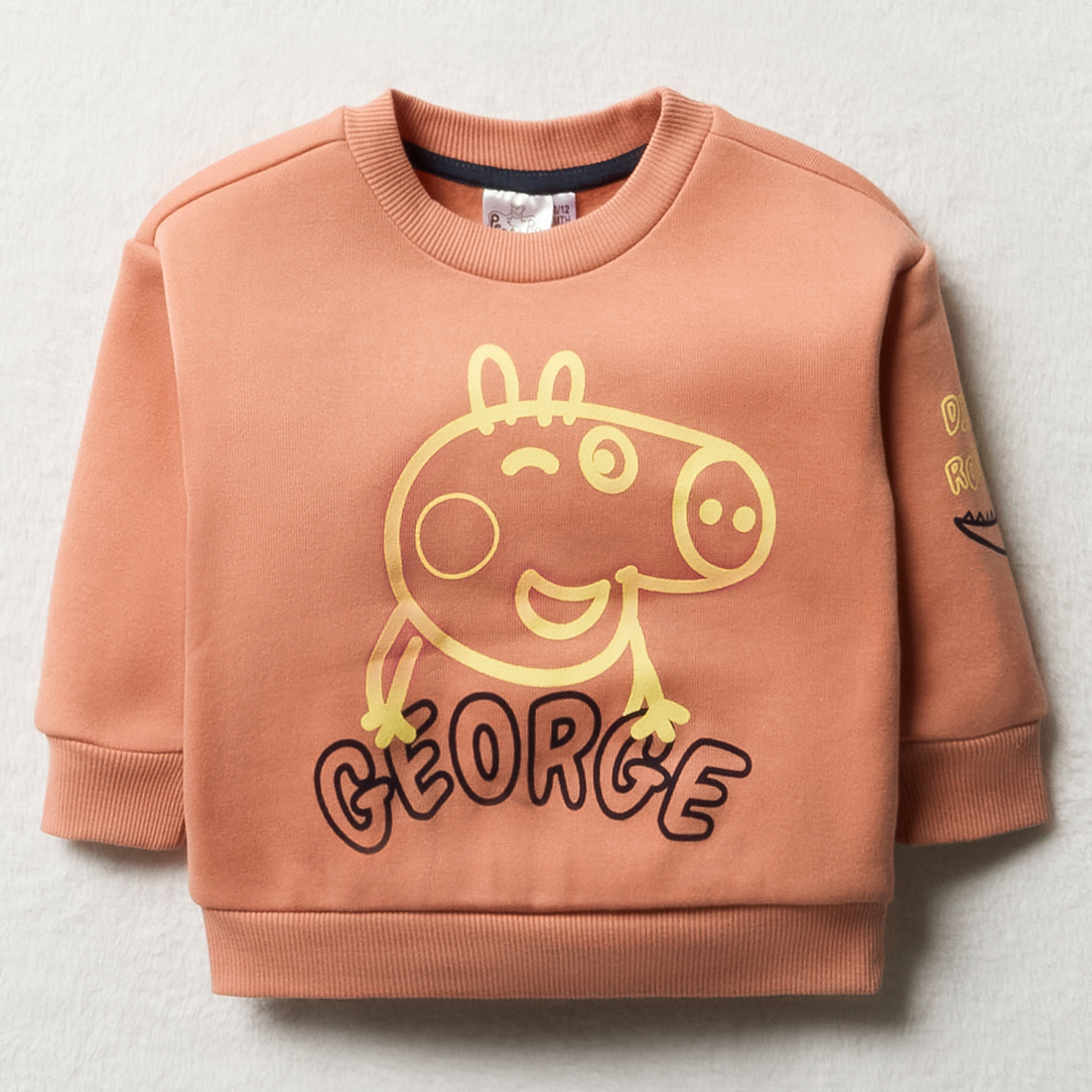 PEPPA PIG TRACK TOP CLAY-RUST-12-18 MTHS