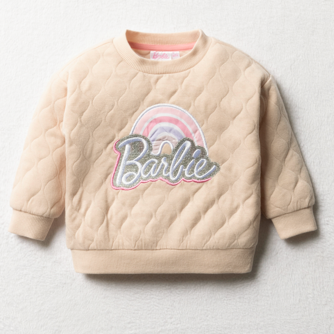 Baby Barbie single track top peach-PEACH-3-6 MTHS