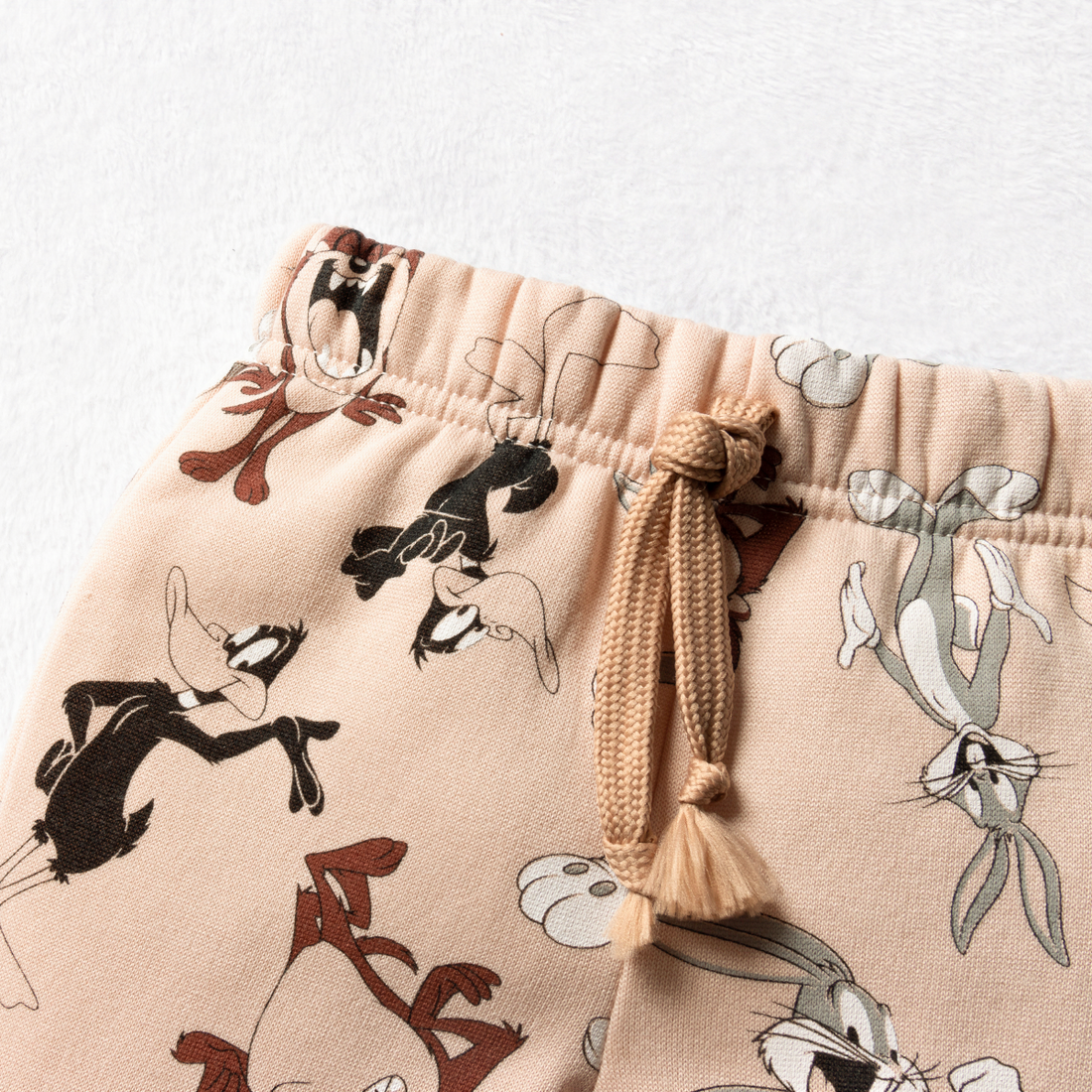 Looney tunes single track pants nude-TAN-3-6 MTHS